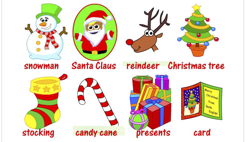 TỔNG HỢP TỪ VỰNG GIÁNG SINH