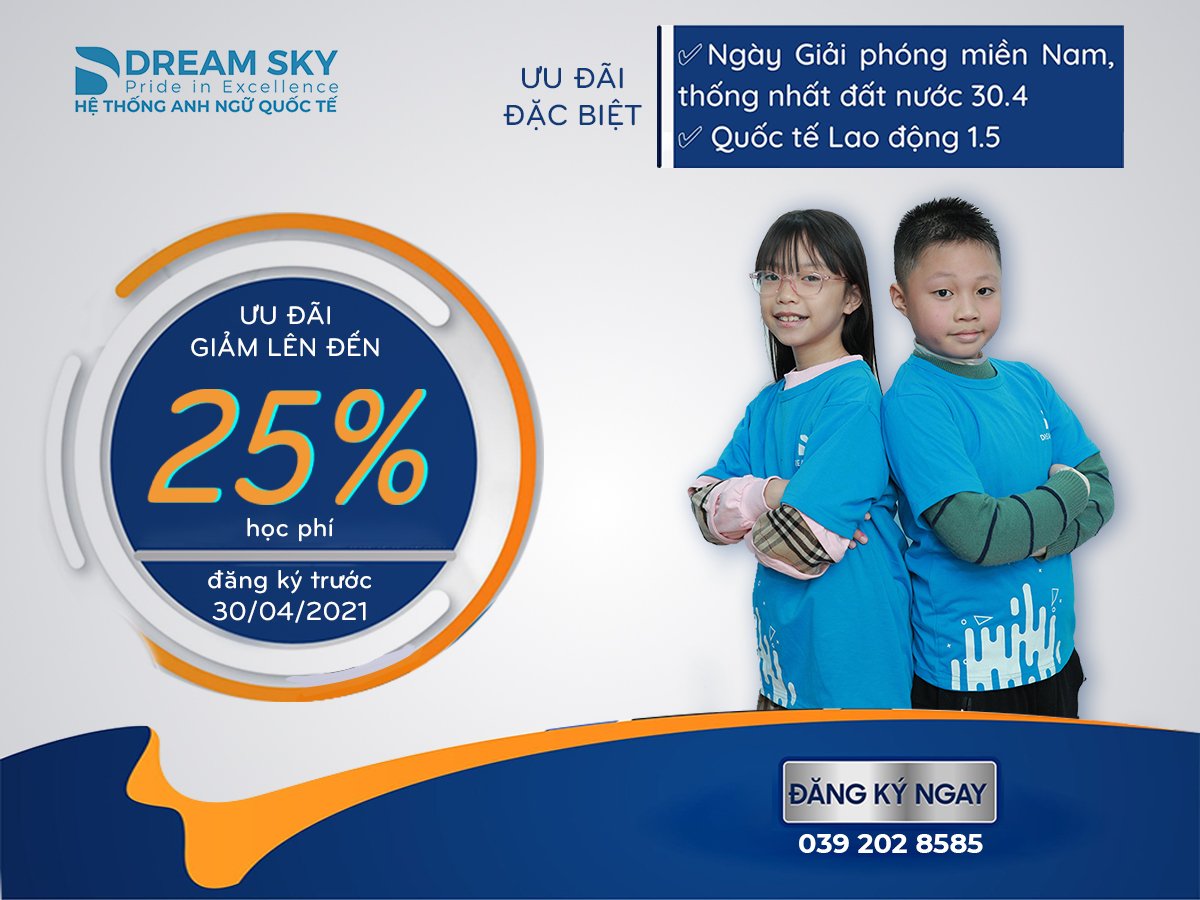 ƯU ĐÃI LÊN TỚI 25% CHÀO MỪNG NGÀY 30/4 & 1/5