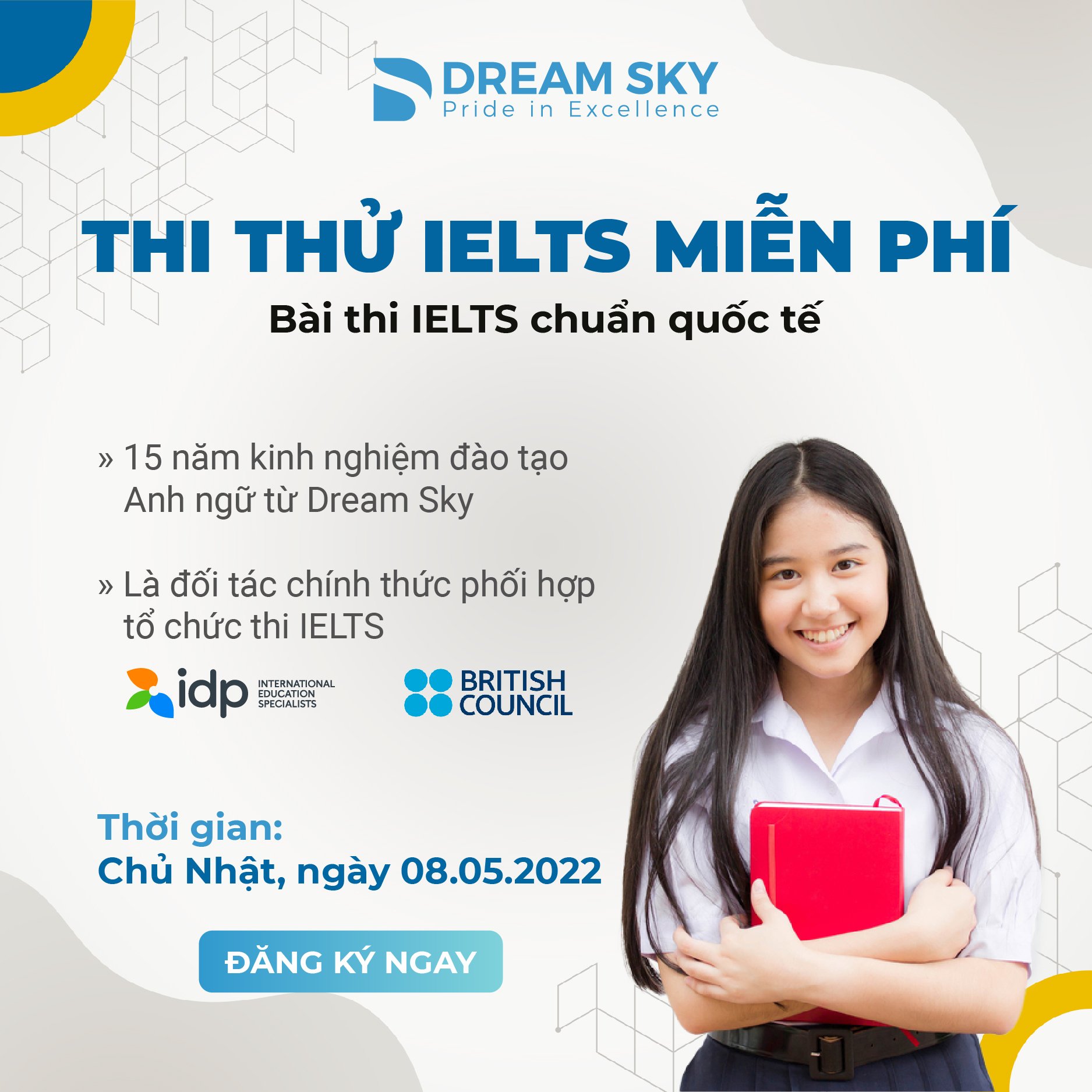 DREAM SKY TỔ CHỨC THI THỬ IELTS MIỄN PHÍ