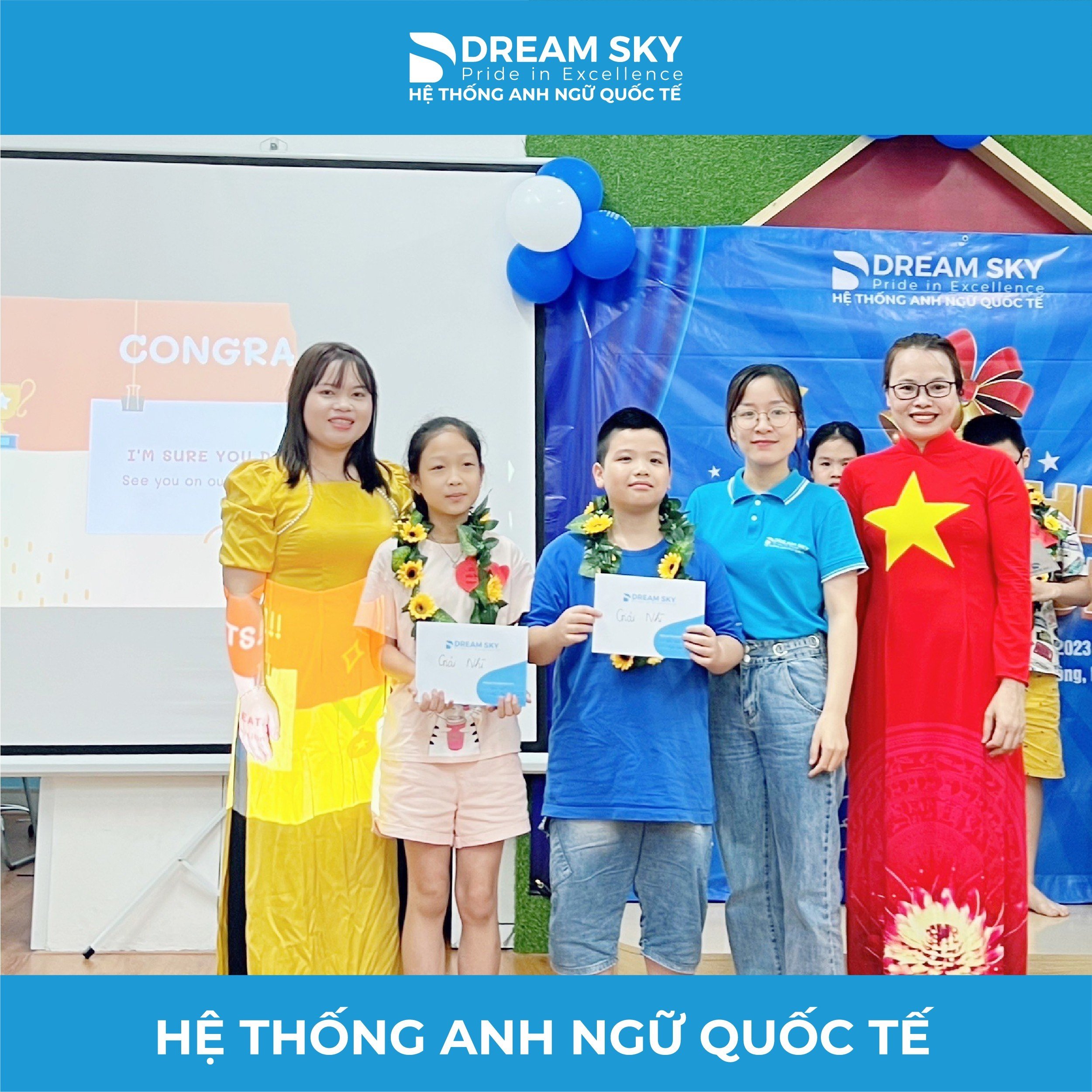 CUỘC THI RUNG CHUÔNG VÀNG - SÂN CHƠI ANH NGỮ BỔ ÍCH CỦA HỌC VIÊN DREAM SKY 