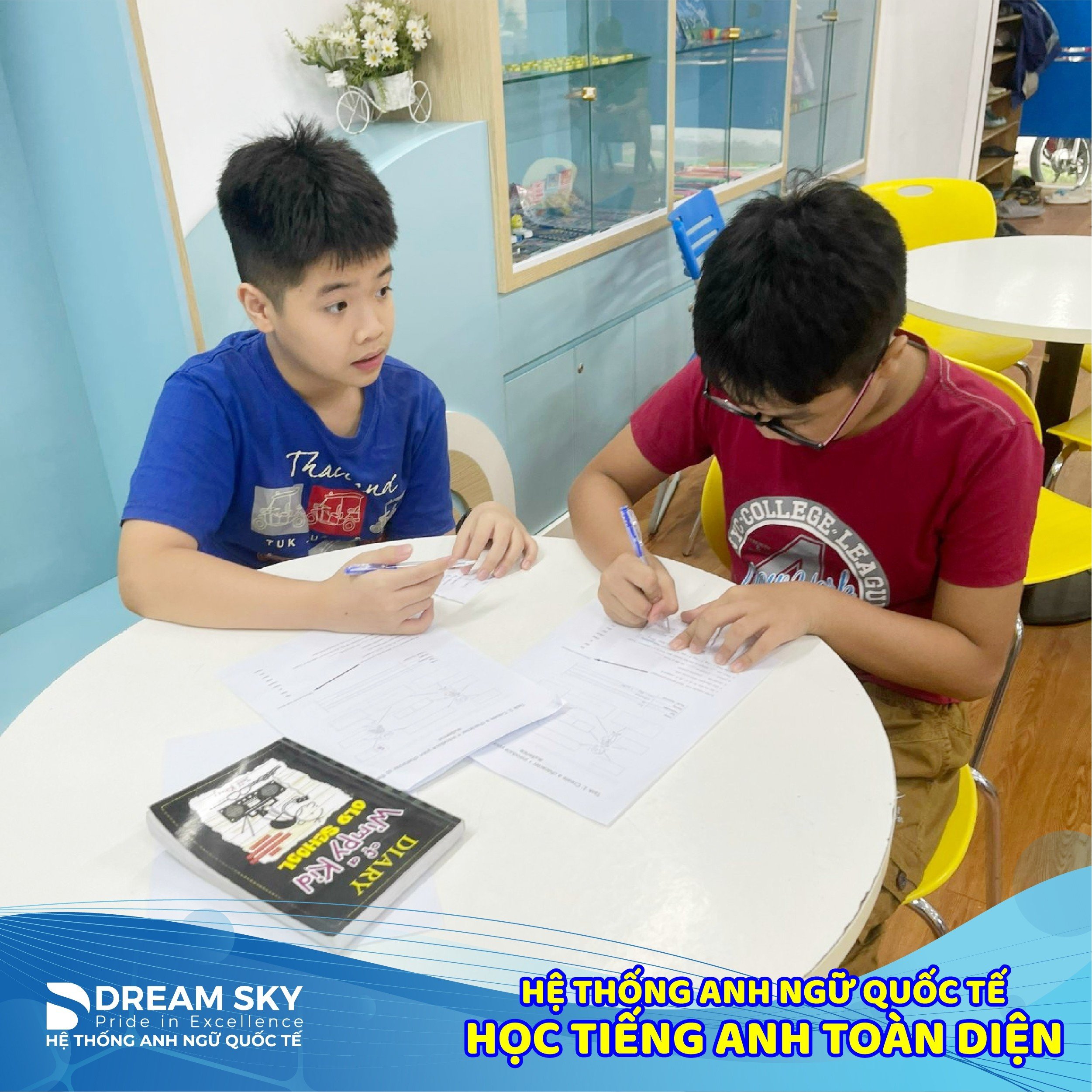 HỌC VIÊN DREAM SKY "FLEX" TRÌNH ANH NGỮ CÙNG WORKSHOP "EXPLORING THE WORLD"