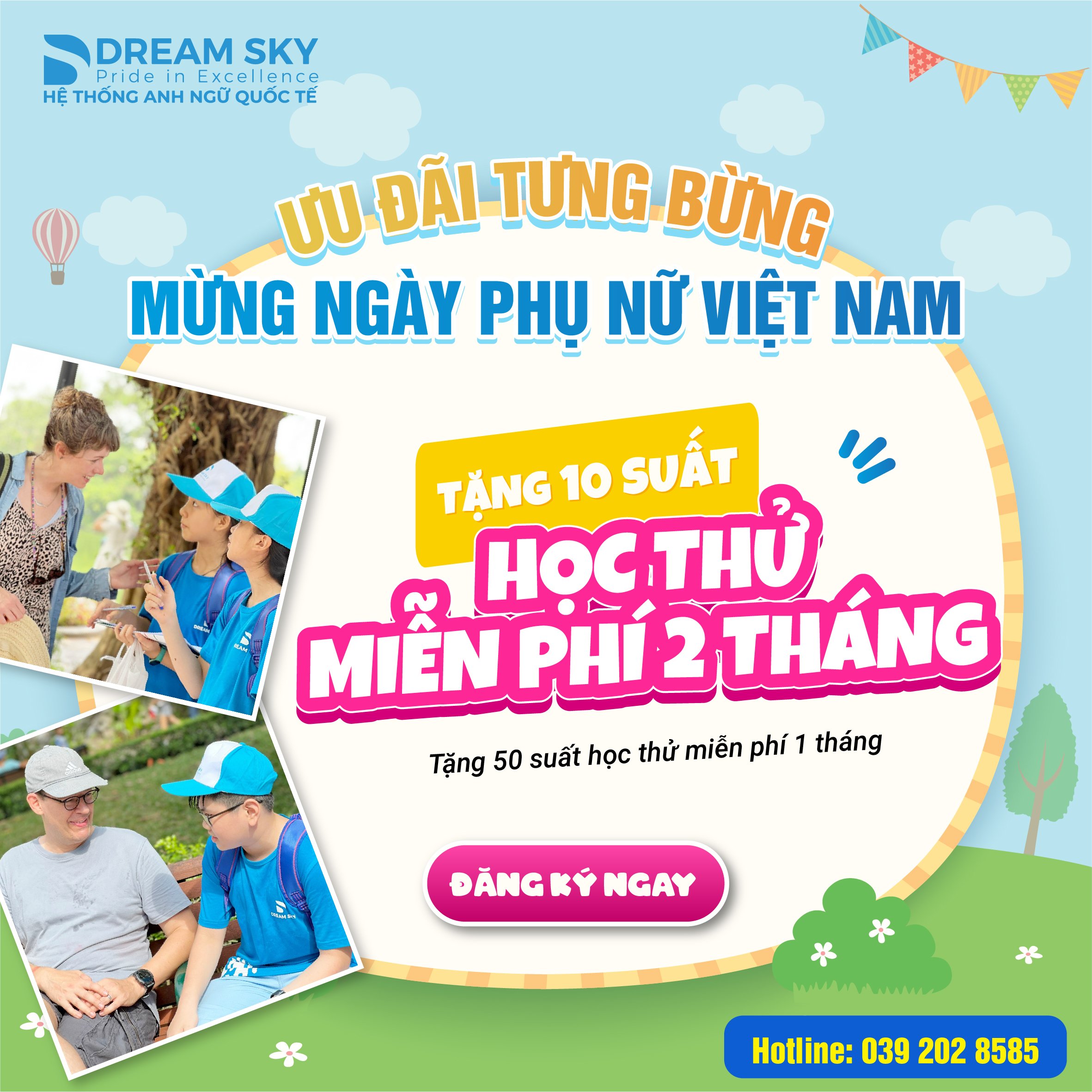 ƯU ĐÃI TƯNG BỪNG MỪNG NGÀY PHỤ NỮ VIỆT NAM