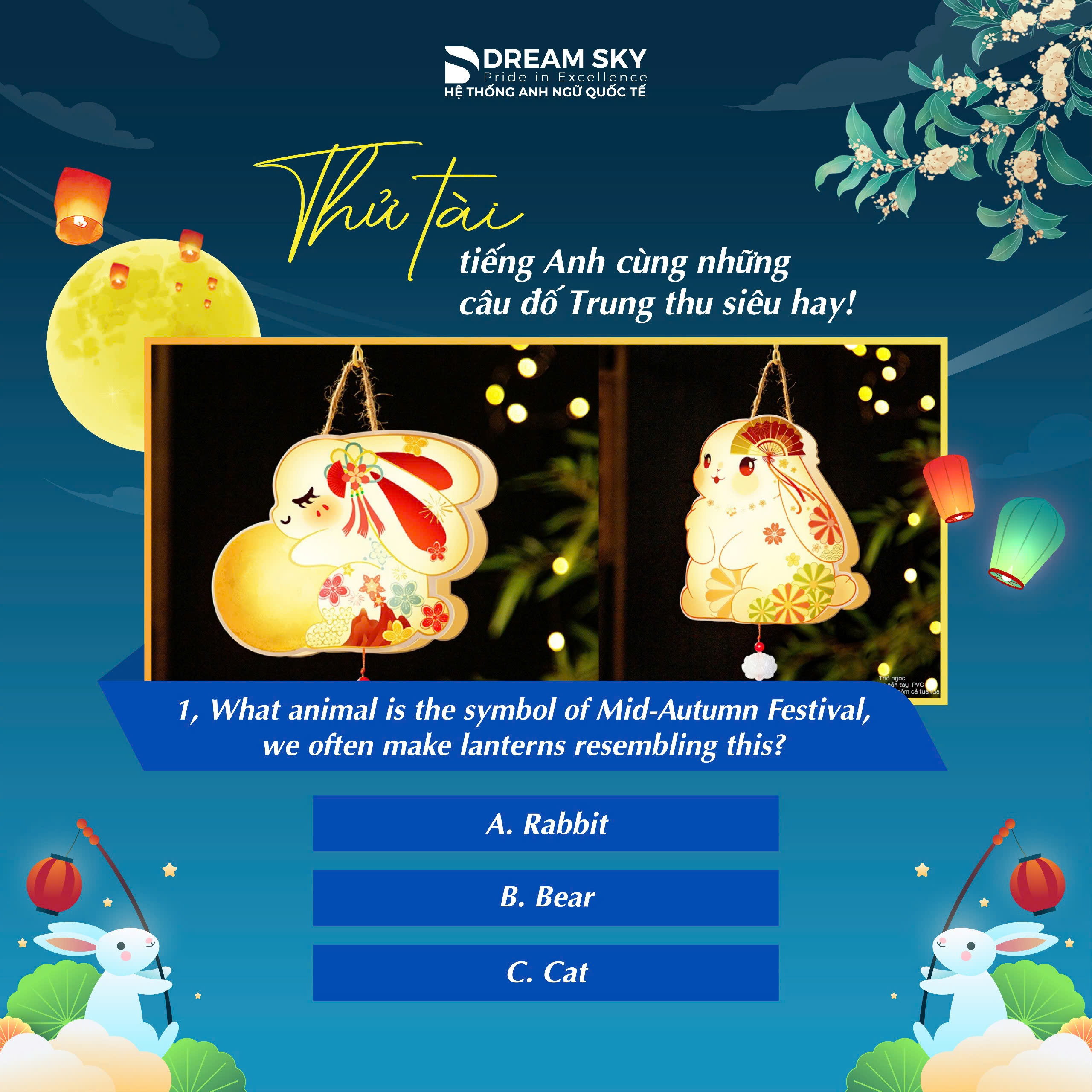 TẾT TRUNG THU RỰC RỠ SẮC MÀU TẠI DREAM SKY