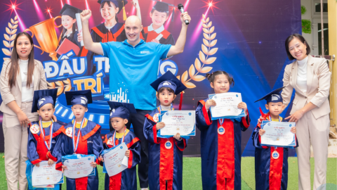 "Đấu Trường Trí Tuệ Mầm Non Kim Đồng": Dấu Ấn Thành Công Cùng Dream Sky - Sân Chơi Tiếng Anh Bổ Ích Cho Bé