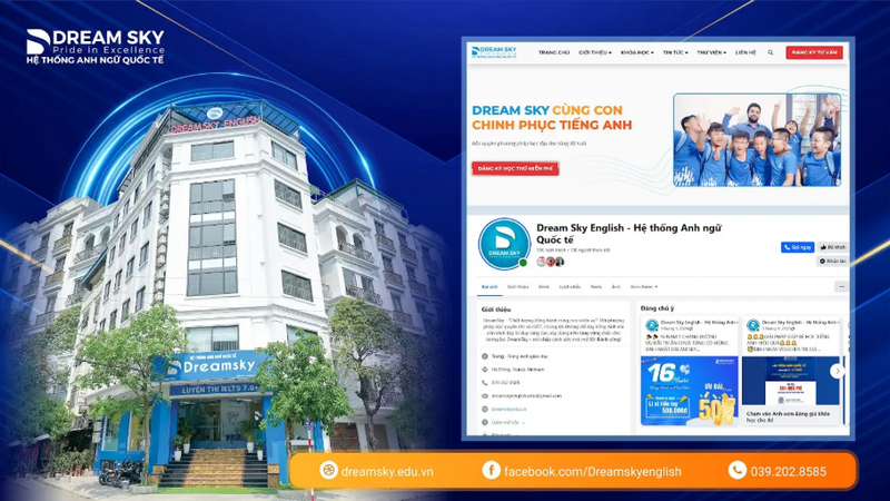 Giới thiệu trung tâm anh ngữ Dream Sky