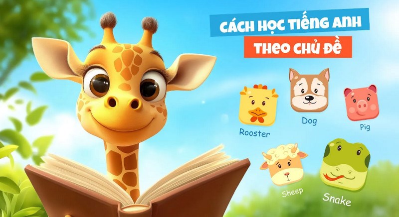 Cách học tiếng Anh theo chủ đề giúp bé học nhanh, hiệu quả