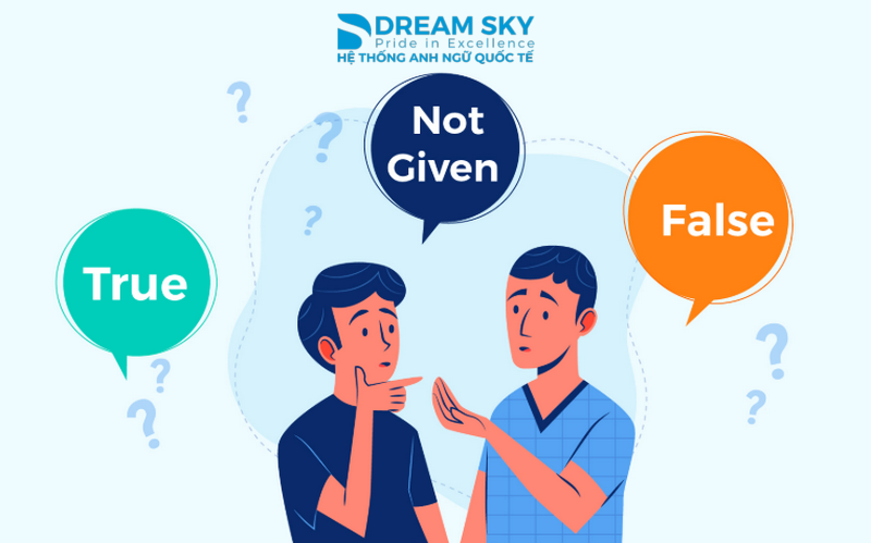 So sánh True – False – Not given