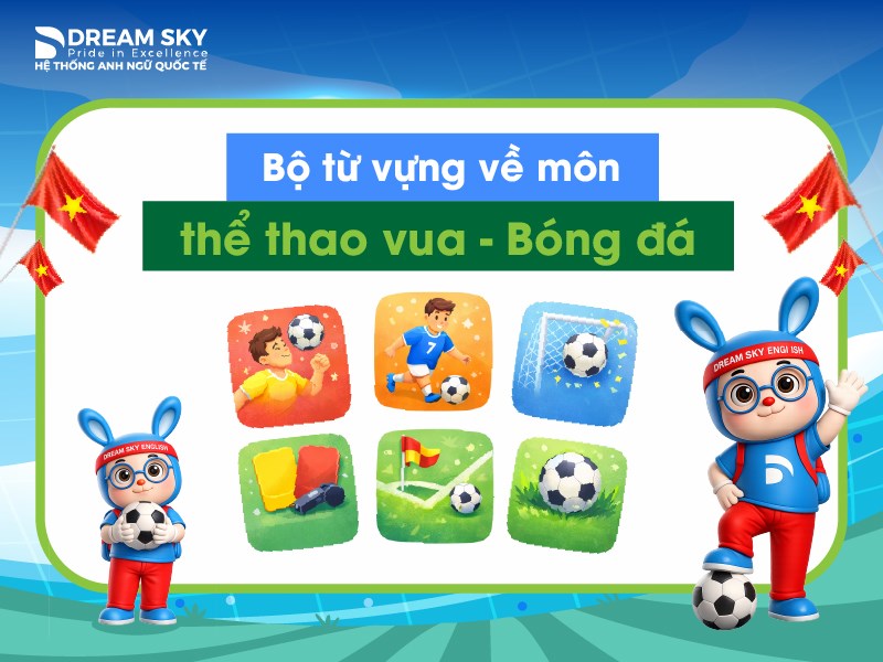Bộ từ vựng về môn thể thao vua - Bóng đá 