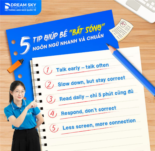 5 Tips Giúp Bé "Bắt Sóng" Ngôn Ngữ Nhanh Và Chuẩn