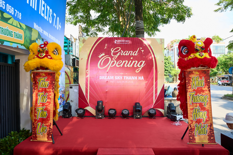 Khai Trương Dream Sky Thanh Hà