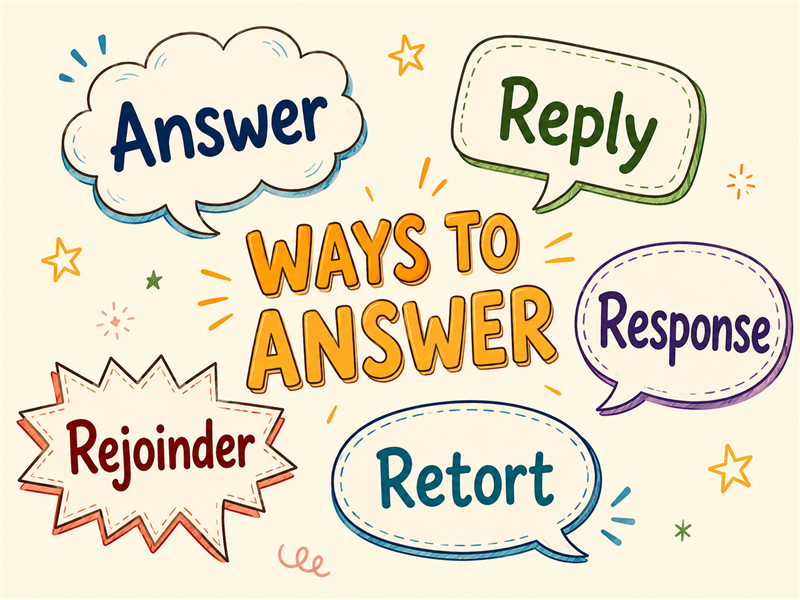 Phân biệt Answer và Reply: Khi nào dùng? Kèm ví dụ chi tiết