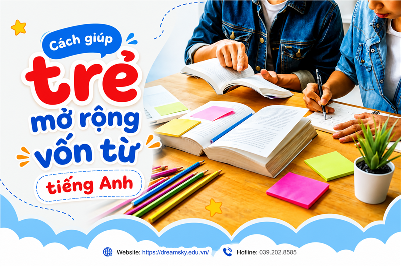 Cách giúp trẻ mở rộng vốn từ tiếng Anh