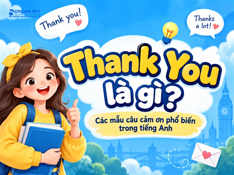 Thank You là gì? Các mẫu câu cảm ơn phổ biến trong tiếng Anh