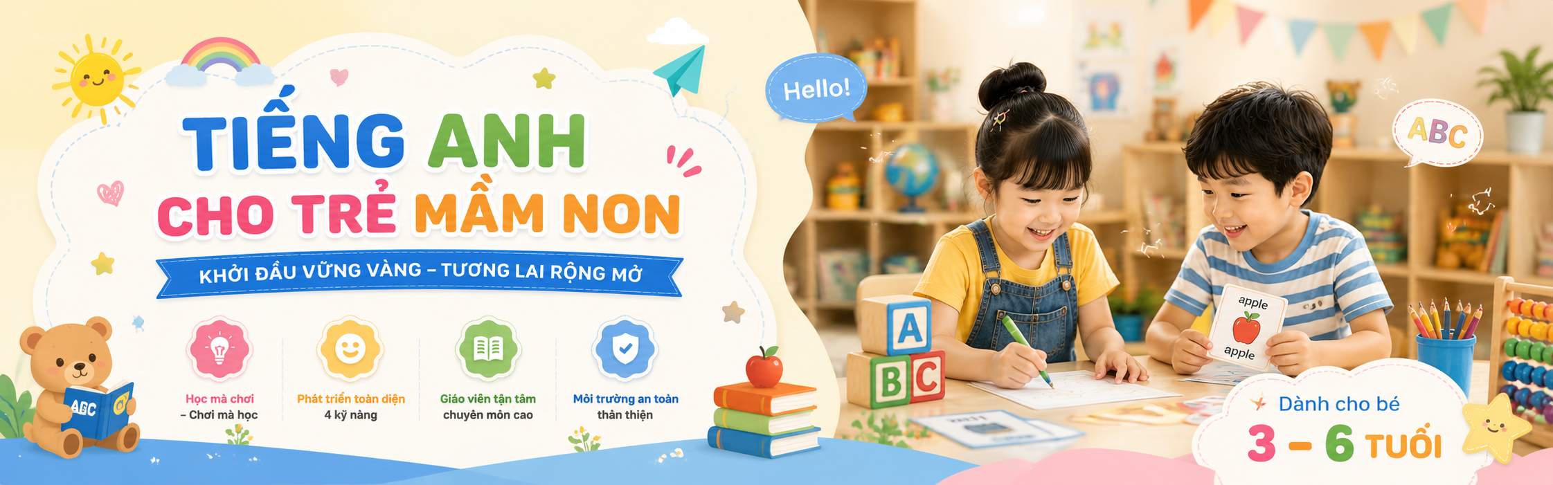 tiếng anh mầm non